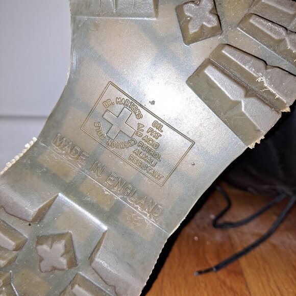 Genuine leather 14 eyelet black Doc Martens - Picture 7 of 7